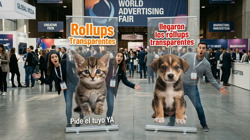 Rollups Transparentes, Rollups exclusivos, fabricados a medida. - Vista Alternativa