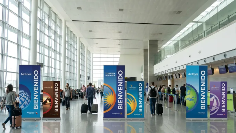 En aeropuertos